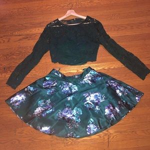 Dark Green 2 Piece Formal